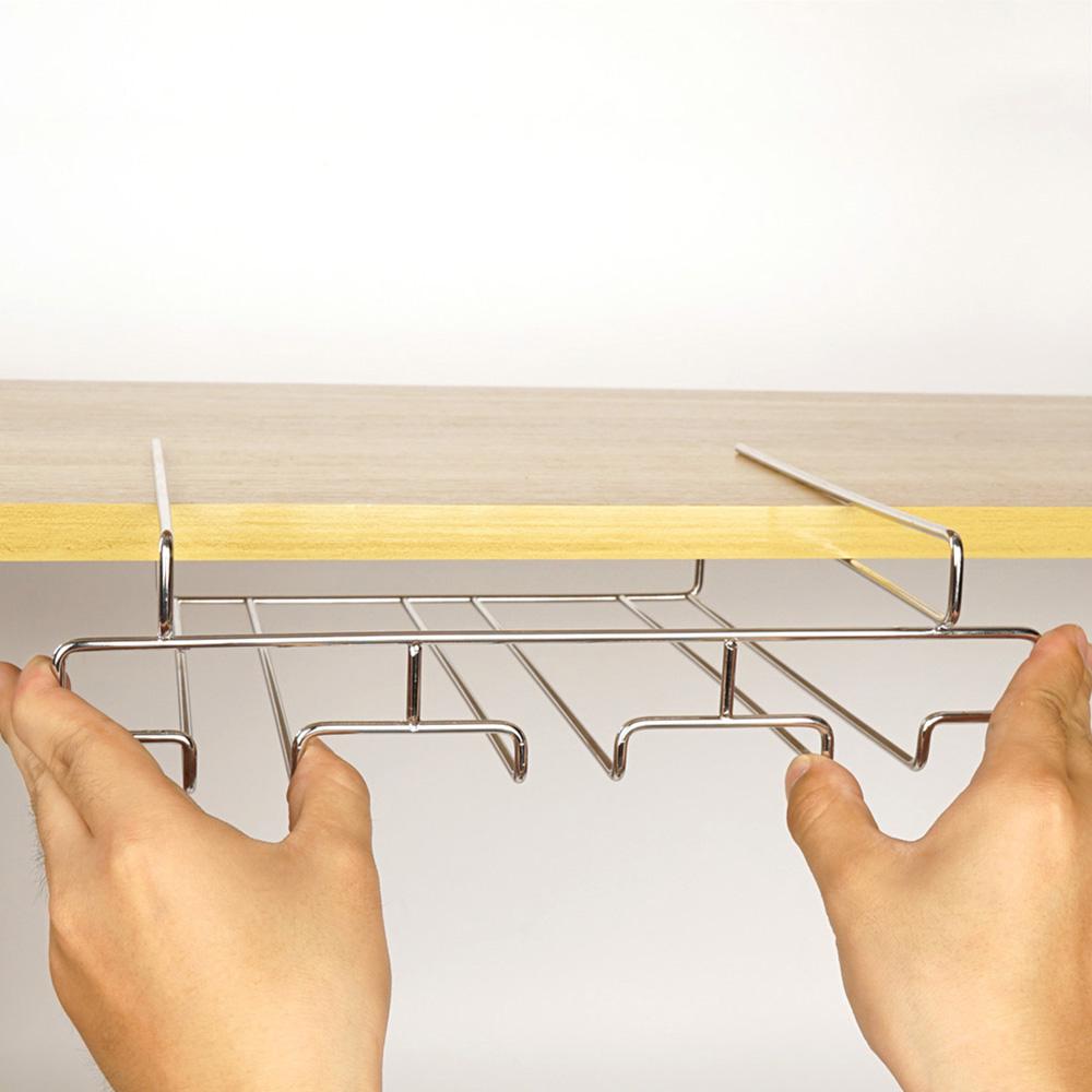 Полка для хранения кухонных бокалов, барный шкаф, вешалка для чашек, подставка для бокалов, держатель для фужеров, подвесная стойка