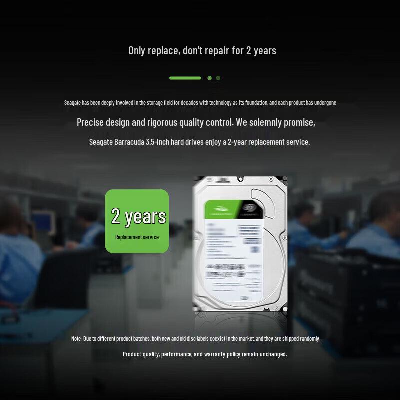 Seagate Настольный жесткий диск Barracuda 1 ТБ