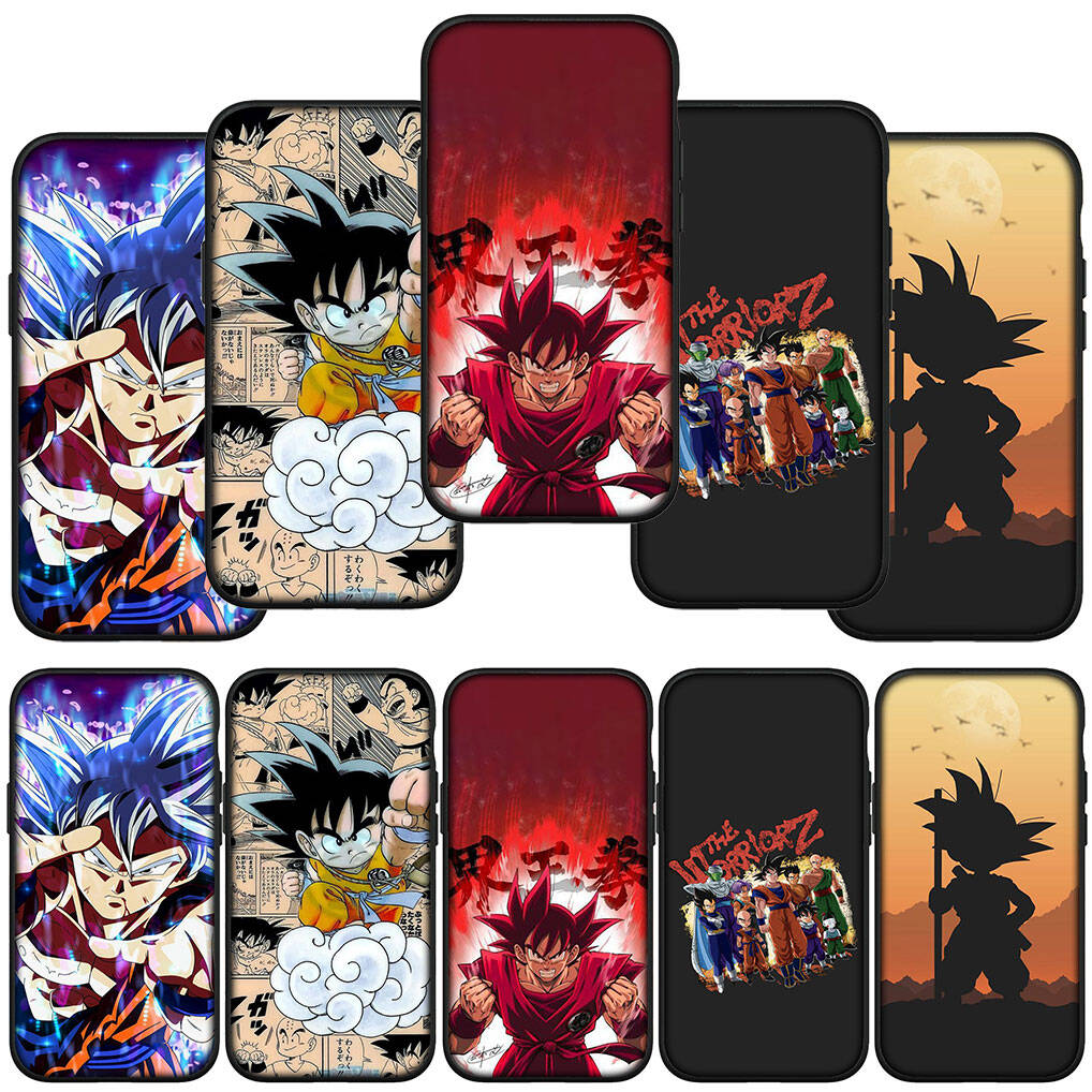 for Samsung Galaxy S25 S24 S23 S22 Ultra FE Plus A17 A37 A57 A56 A55 A06 A16 A15 A36 A26 A35 A05 A25 A54 A34 Phone Case Dragon Ball Anime Goku Cartoon