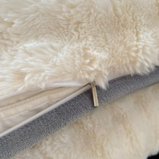 Наволочка Однотонный Дизайн Плюшевая Мягкая Наволочка Осень Зима