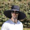 Detachable Hat Top Large Brim Sun Hat Foldable Sun Protection Hat Fashion Fisherman Hat  Fishing