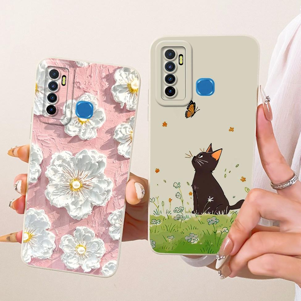 Чехол Для Infinix Hot 9 X655 X655C Чехол Для Телефона Для Infinix Hot 9 Pro X655F Обложка Модный Мультяшный Милый Смешной Расписной Силиконовый