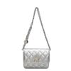 Stylish 2024 Summer Korean Fashion Mini Square Shoulder Bag With Chain Design In Black And Pink