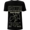 Led Zeppelin Unisex Adult TSRTS World Premiere T-Shirt