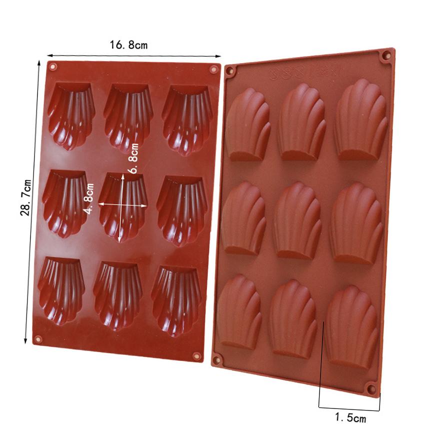 Форма для торта «Мадлен» в форме ракушки, силиконовые инструменты для выпечки, форма для выпечки торта в форме ракушки, кухонные принадлежности своими руками