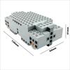 Технический MOC EV3 Колеса Меканум 4WD электрический строительный блок RC Автомобиль Универсальные всенаправленные шины EV3 Развивающие игрушки
