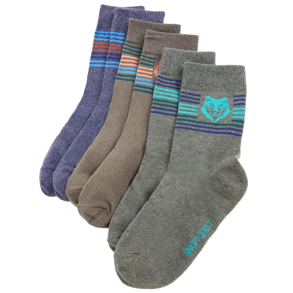 Kids Socks 5 Pairs EU Size 23 26