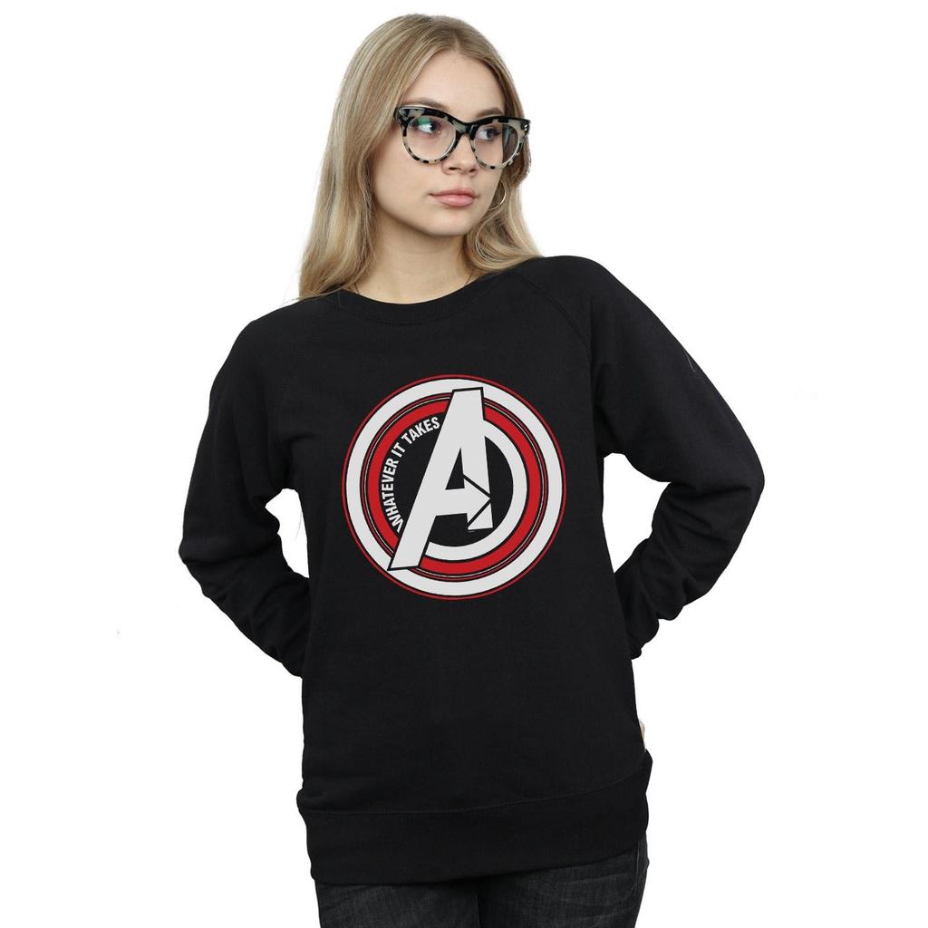 Marvel Womens/Ladies Avengers Endgame Whatever It Takes Symbol Sweatshirt