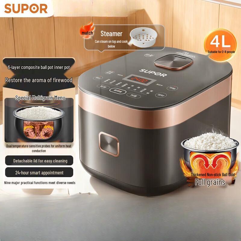 SUPOR 4L Smart Multi-function Electric Rice Cooker