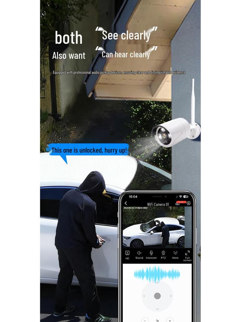 Беспроводной комплект NVR 5 МП: 4/8-канальная система видеонаблюдения с удаленным просмотром через мобильное устройство