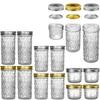 Банка Mason Jar с широким горлом 100/250/350/500/650 мл для джема, желе, меда, свадебных сувениров, еды, маленькие консервные банки с герметичными крышками
