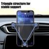Автомобильный гравитационный кронштейн с поворотом на 360 градусов, автомобильный воздуховыпускной патрубок, многофункциональный держатель для телефона с датчиком гравитации и GPS-навигацией