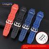 Orange red blue Men's wristband For Casio GA-1000/GA-1100 resin watchband GW-A1000/A1100/4000 silicone strap bracelet free tools