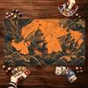 Vintage Pirate Ship Ocean Battle Game Playmat Non Slip Rubber Extended Table Mat For Trading Card Game Tabletop Sessions