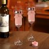 2 Pcs INS Style Crystal Butterfly Wine Glass – Cute Long Stem Goblet for Red Wine, Champagne & Sparkling Drinks