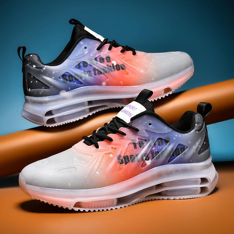 Men's Shoes Coconut Four Seasons New Sports Casual Fashion Running Lightweight Shock Absorbing Air Cushion Men's Thickened Daddy Trendy Shoes