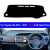 Автомобильный внутренний чехол на приборную панель для Toyota Vitz 2012 - 2017 Защитный коврик на центральную консоль Коврик на панель Солнцезащитные аксессуары