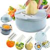 Vegetable Cutter Vegetable Potato Peeler Carrot Shredder with Strainer Vegetable Shredder 8 In 1 Kitchen Accessories