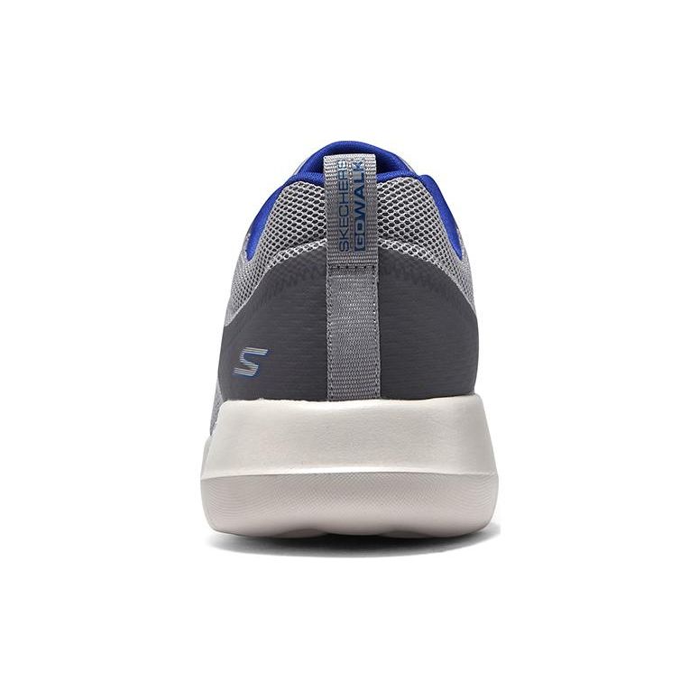 Skechers Go Walk Max Модные Универсальные Низкие Повседневные Кроссовки Мужские Серый Белый 216235-GYBL