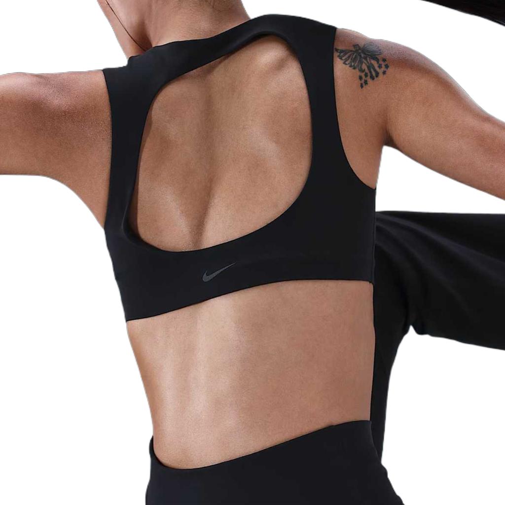Nike Dri-Fit Swoosh Удобный Модный Однотонный Бюстгальтер Женское Нижнее Белье HQ3957-010