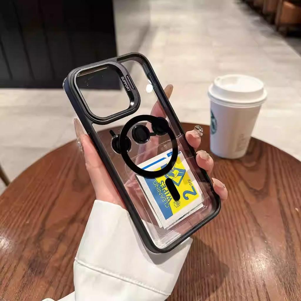 Подходит для чехла для мобильного телефона Apple 16 Магнитная присоска Кронштейн U1 с плёнкой для объектива Защитный чехол для iPhone14promax из ПК 15