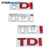 FORAUTO Reflective Car Sticker for VW Golf JETTA PASSAT MK4 MK5 MK6 Decal Emblem B Badge 3D Metal Turbo Direct Injection TDI Logo