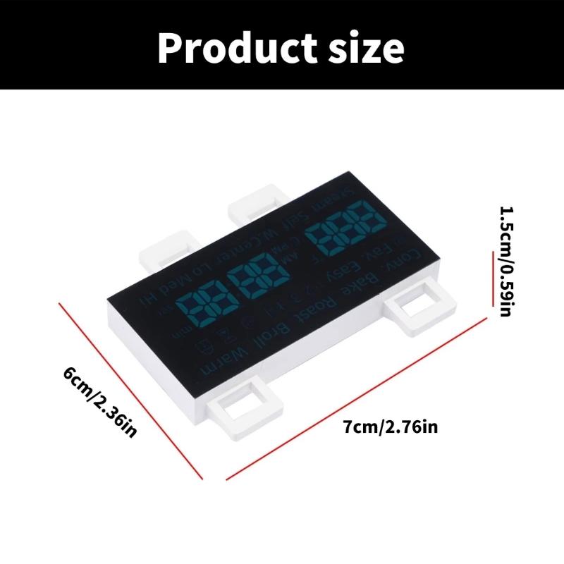 Replacement LED Panel DE07-00129A LED Screen Plastic Texture Suitable for Select Oven/Stove Models Easy Installation