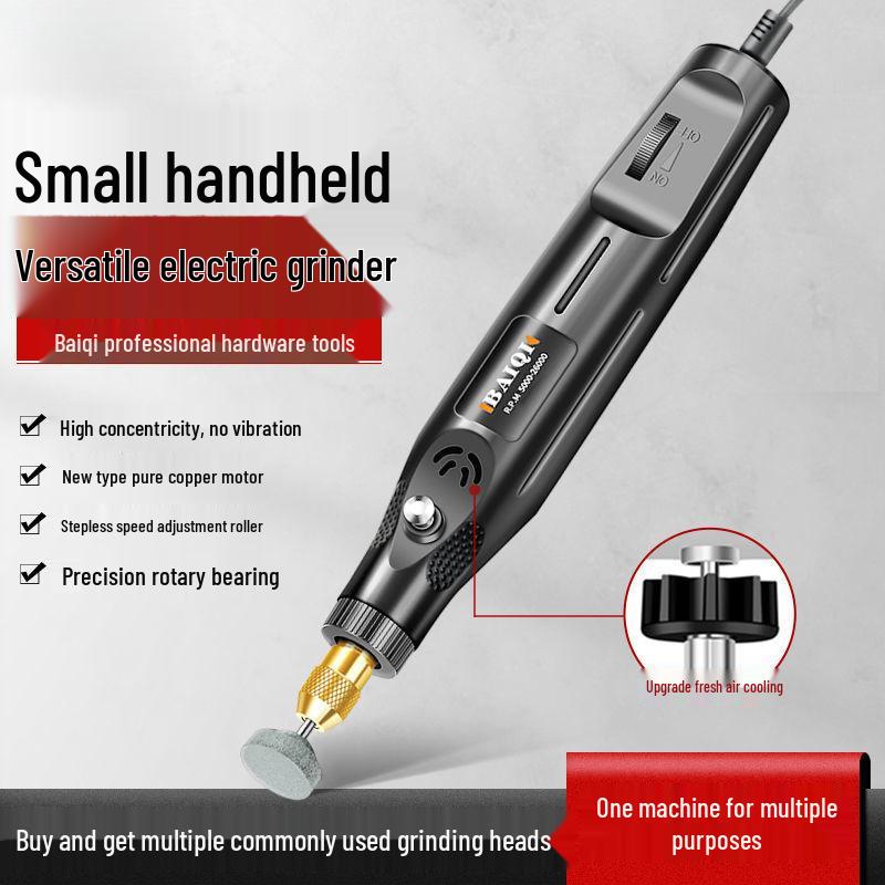 Компактная электрическая кофемолка: Ручная полировка нефрита, гравировка, резьба по дереву, мини-дрель