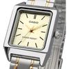 Женские кварцевые часы Casio Standard LTP-V007SG-9E Серебристо-золотой металлический ремешок Международная модель