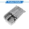 X Autohaux 1 Pc No.2152023601 Engine Oil Pan for Hyundai Elantra Aluminum Alloy Silver Tone