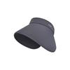 Wrap-around Plus Eaves Sun Protection Empty Top Hat Children's Summer Outdoor UV Protection Sun Hat Foldable Sun Hat