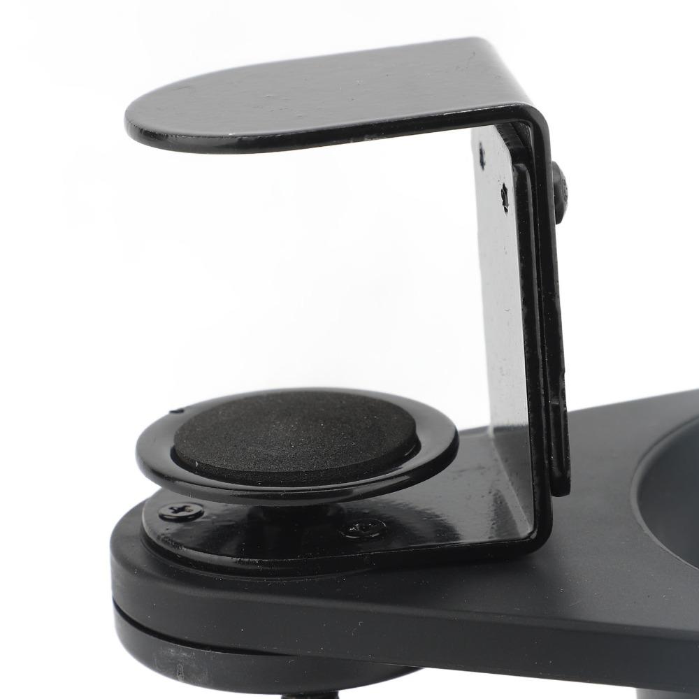 Plastic Metal Desk Cup Holder Rotatable Mug Holder Clip On Cup Holder Office Desk Gaming Desk