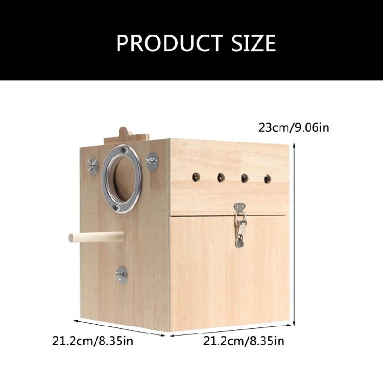 Клетка-гнездо, укрытие, жердочка, домики-укрытия для попугаев и волнистых попугайчиков для зоомагазинов