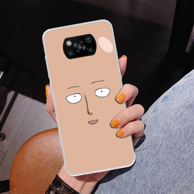 Anime One-Punch Man Phone Case For Xiaomi Poco X7 X6 X5 Pro F7 Ultra Redmi 15C 15 13C 13 12C 12 10 10A 10C 9 9A 9C 9T Cover Poco