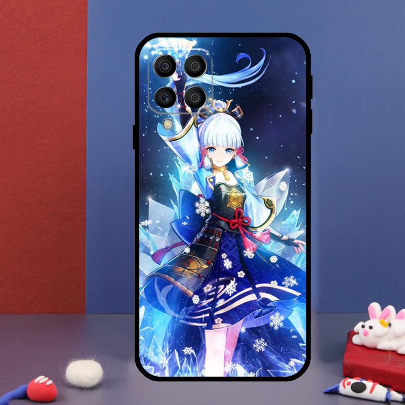 Чехол для телефона Genshin Impact Kamisato Ayaka для Samsung Galaxy M14 M34 M54 M33 M13 M23 M53 M15 M55 M31 M51 M20 M30s M32 M52