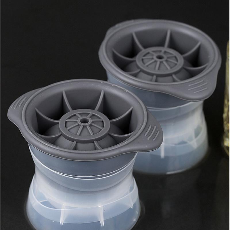 Силиконовая форма для хоккейного кубика, решетка для льда, круглая коробка для льда, пищевой силиконовый шарик для виски, льдогенератор для домашнего бара, кухонные принадлежности