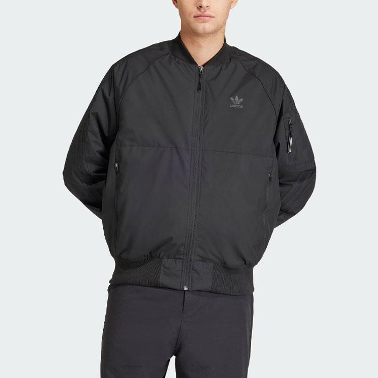 adidas Оригинальная бомбер-куртка SST Куртки и пальто Мужская Черная IS5385