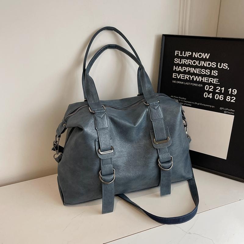 Женская сумка, большая вместительная сумка-тоут, мягкая кожаная сумка через плечо