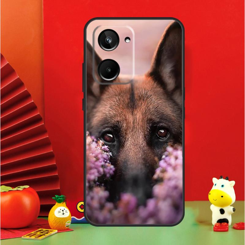 Немецкая овчарка Для Realme 15 Pro GT7 GT6 10 11 12 13 14 Pro Plus C65 C67 C63 C61 C55 C51 C53 C35 C75 Чехол