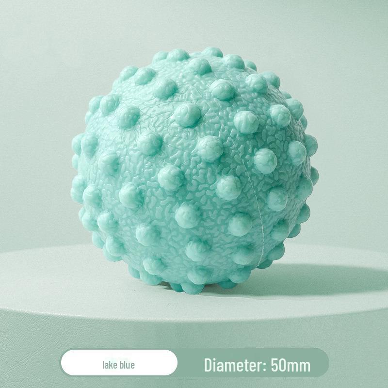 TPR Выпуклый точечный фасциальный мяч: 6-цветный мяч для йоги для расслабления плеч, шеи и мышц