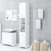 VidaXL Bathroom Cabinet White 30x30x183.5 Cm Chipboard