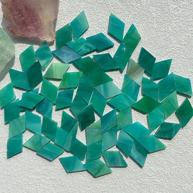 50 г Прозрачные Стеклянные Мозаичные Плитки Разноцветные Мозаичные Элементы DIY Изготовление Мозаики Камни для Рукоделия Хобби Искусства Украшение Дома Стены arte917