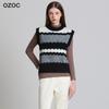 Преппи вязаный жилет Ozoc