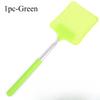 1/2pcsMini Retractable Plastic Fly Swatter; Stainless Steel Non-slip Handle; Summer Mosquito Swatter; Fly Killer For Home Garden