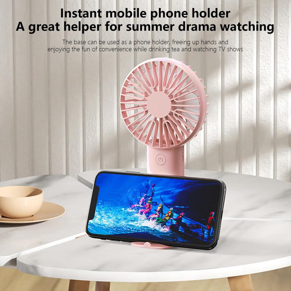 Gnobogi Handheld Fan Usb Rechargeable Mute Desktop Dormitory Small Fan Portable Outdoor High Wind Power Mini Handheld Fan on Clearance