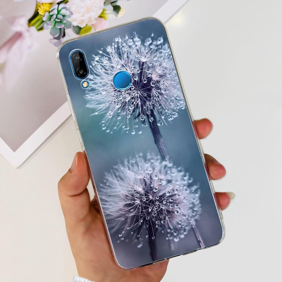 Чехол для Huawei P20 Lite Чехол Милый Астронавт Мультяшный Тонкий Прозрачный Мягкий Силикон Задняя Крышка Телефона Для Huawei P20Lite ANE-LX2 Funda