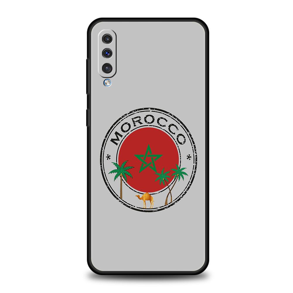 Чехол для телефона с флагом Марокко и паспортом для Samsung A15 A13 A51 A71 A41 A31 A21S A03S A05 A12 A32 A52 A22 A23 A25 A33 A53 A73 5G Cover