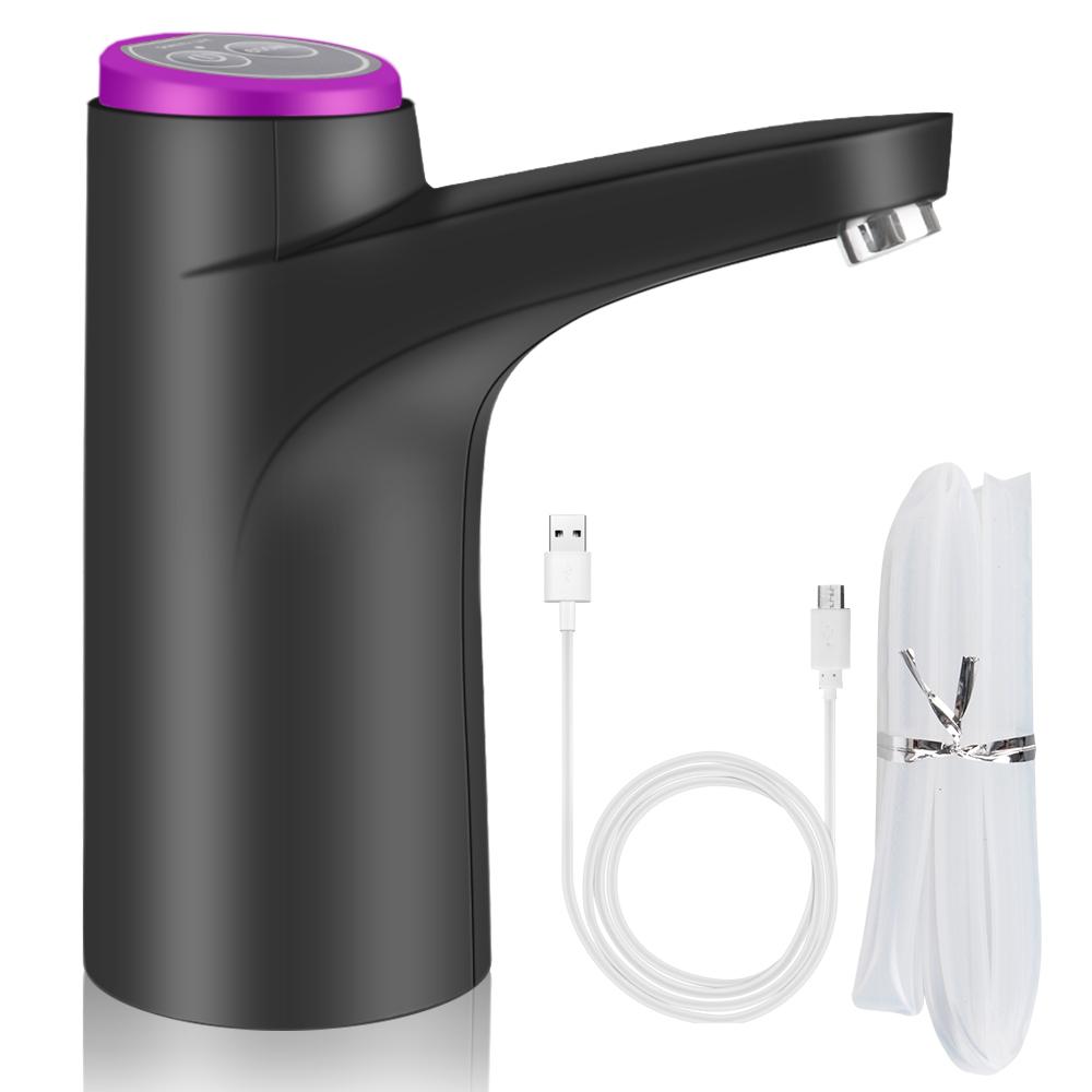 Electric Water Pump Gallon Bottle Drinking Switch Kitchen Tools Automatic Water Dispenser Button Dispenser USB Charging Touch Control Home Supplies