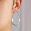 Chic Geometric Half-Circle Earrings: European & American Style, Elegant & Versatile