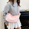 Retro Plaid High-quality Underarm Bag Women's Casual Commuter Shoulder Bag Daily Matching Casual Messenger Bag Tide